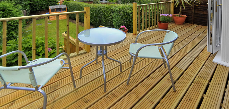 Decking - The furnishing of exterior design